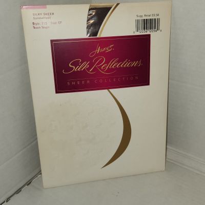 Hanes Silk Reflections Sheer Collection TOWN TAUPE Size EF Style 715 Sandlefoot